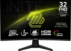 Ecran incurvé 32" MSI Gaming G32C6X Full HD 250Hz (Noir)