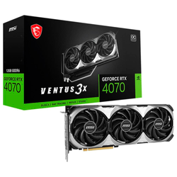 MSI RTX4070 VENTUS 3X E1 OC 12 GB GDDR6 HDMI 3xDP 12.288 MB