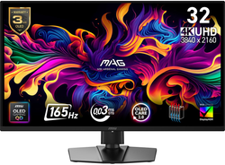 Écran PC MSI MAG 322UP QD-OLED E16 31,5'' Ultra HD 4K 165Hz QD-OLED 0,03ms