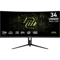 MSI MAG 342CQRFDE E20 34" Moniteur UltraWide gaming incurvé