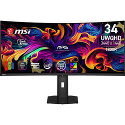 Ecran PC Gamer MSI MAG 341CQP 34" QD-OLED UWQHD 280 Hz HDR HDMI 2.1