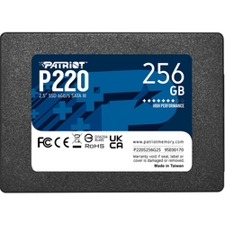 SSD Patriot 256GB 2.5" P220 SATA3 550/490 (P220S256G25)