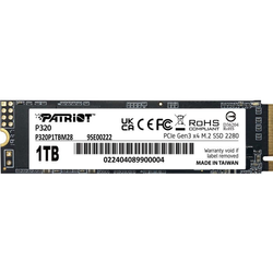 SSD Patriot Viper P320 M.2 PCI-Ex4 NVMe 1TB 3GB/s (P320P1TBM28)