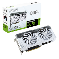 ASUS Dual GeForce RTX 4070 OC White Edition 12GB GDDR6X Gaming