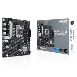 ASUS PRIME B760M-R D4 mATX Mainboard Sockel 1700 HDMI/USB-A