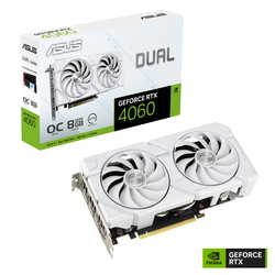 ASUS GeForce RTX 4060 DUAL EVO White OC - 8GB GDDR6 RAM