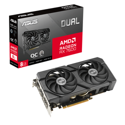 ASUS Radeon RX 7600 DUAL EVO OC - 8GB GDDR6 RAM