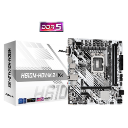 ASR 90MXBTU0 - ASROCK H610M-HDV/M.2 D5 GEN5 (1700)