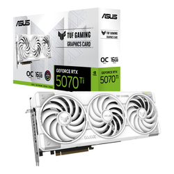 ASUS GeForce RTX 5070 Ti TUF White OC - 16GB GDDR7 RAM