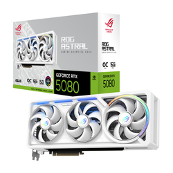 ASUS GeForce RTX 5080 ROG ASTRAL GAMING OC WHITE