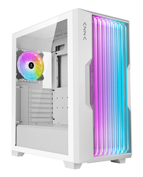 Case Azza Guardian 520 Midi Tower Wit Glass