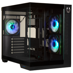 Boîtier PC- BITFENIX - Triton - Cube - ATX - Zwart - Verre trempé - USB-C et A-RGB