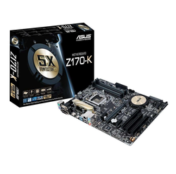 ASUS Z170-K Emolevy - Intel Z170 - Intel LGA1151 socket - DDR4 RAM - ATX