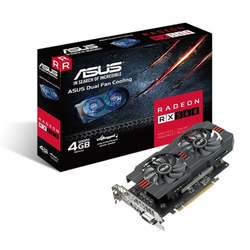 ASUS RX560-O4G DVI, HDMI, DisplayPort, CrossFireX