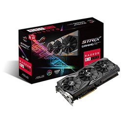 ASUS Radeon RX 580 ROG STRIX T8G GAMING, , schwarz