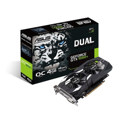 Asus Dual Series GeForce GTX 1050 Ti (4GB) PCI-E ...