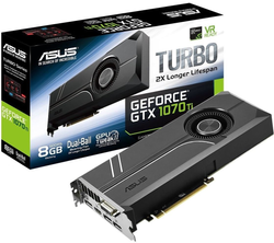 ASUS GeForce GTX 1070 Ti Turbo 8G, 8192 MB GDDR5