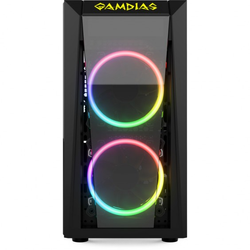 GAMDIAS Talos E1 tower pc-behuizing - Zwart