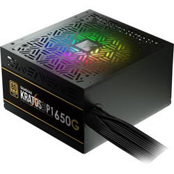 GAMDIAS Kratos P1-650G, 650W voeding Zwart, 2x PCIe, RGB