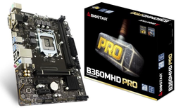 Scheda Madre Biostar B360MHD Pro (B360,S1151,mATX,DDR4,Intel) [B360MHD PRO]