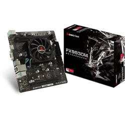 Biostar FX9830M moederbord Gb-LAN, Sound, AMD FX-9830P, µATX