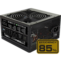 700W Aerocool Integrator 80PLUS PSU with 120mm Black Fan