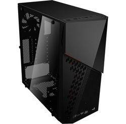 AeroCool CyberX Advance - Gehäuse - Miditower - Schwarz