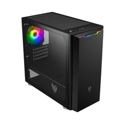 Fortron CST310 Midi Tower ohne Netzteil schwarz