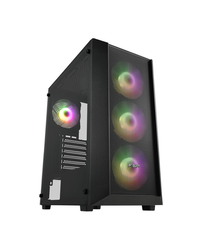 FSP Geh Midi CMT218 ATX/M-ATX/M-ITX/ARGB o.N. Black ret