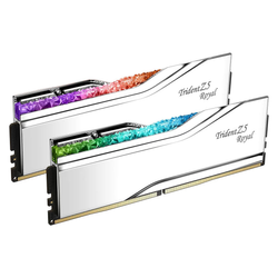 G.Skill Trident Z5 Royal 64 Go (2 x 32 Go) DDR5 6000 MHz CL28 - Argent