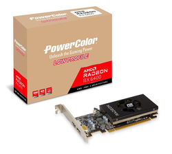 PowerColor Radeon RX 6400 LP -näytönohjain, 4GB GDDR6