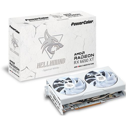 POWERCOLOR Radeon Hellhound Spectral White RX 6650 XT 8G