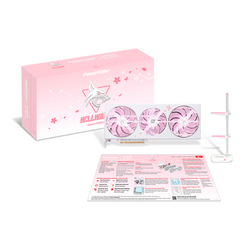 PowerColor HellHound Sakura RX 7800 XT Limited Edition 16 Go