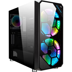 Boitier Grand-Tour E-ATX Xigmatek Zest RGB avec panneaux vitrés (Noir)