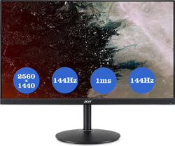 Acer XF272UP - WQHD TN Gaming Monitor (144 Hz)