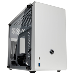 Raijintek Ophion Evo Mini-ITX Case - White Tempered Glass