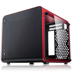 Raijintek Metis Evo Mini-ITX Case - Red Window