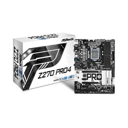 Asrock Z270 Pro4 LGA 1151 (Socket H4) Intel® Z270 ATX