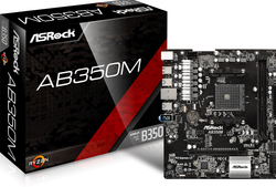 Asrock AB350M Emplacement AM4 AMD B350 Micro ATX