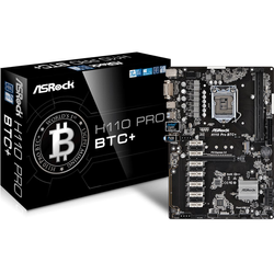 ASRock H110 Pro BTC+ moederbord socket 1151