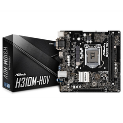 ASRock H310M-HDV, socket 1151 moederbord Gb-LAN, Sound, µATX