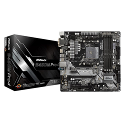 ASRock B450M Pro4, AMD B450-Mainboard - Sockel AM4