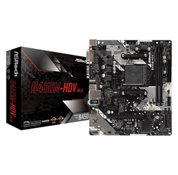 Asrock B450M-HDV R4.0 Socket AM4 micro ATX AMD B450