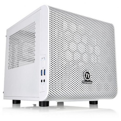 Thermaltake Core V1 Snow Edition cube-behuizing Wit, Window-Kit