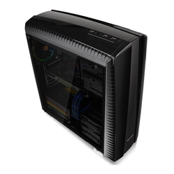 Thermaltake Versa N27, schwarz, Acrylfenster ATX-MidiTower