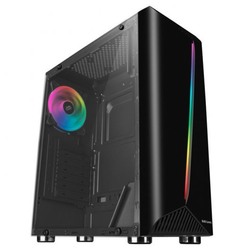 Mars Gaming MCX ATX Cristal Templado USB 3.0 RGB Negra