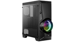Aerocool AeroEngine RGB Cristal Templado USB 3.0 Negra