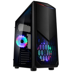 AeroCool Tomahawk FAW RGB Mid-Tower Case - Black Window