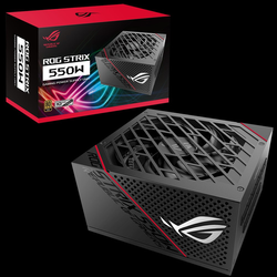 ASUS ROG-STRIX-550G, PC-Netzteil schwarz, 2x PCIe, Kabel-Management