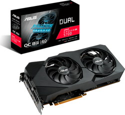 ASUS Dual-RX5700XT-O8G-EVO (8GB,HDMI,DP,Active)